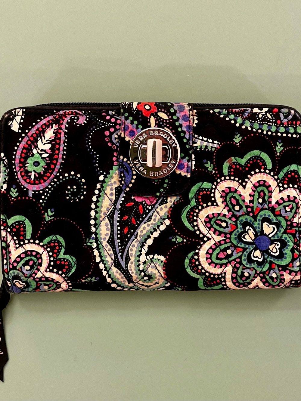 Vera Bradley wallet in Kiev Paisley (retired print) - like new, gently used